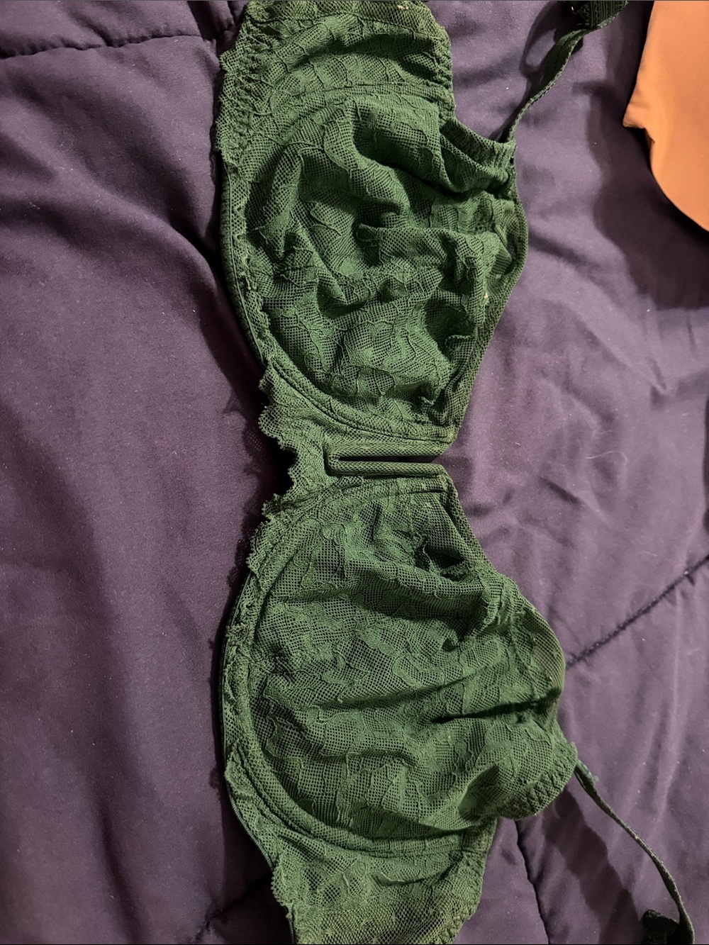 Target Deep Teal Lace Underwire Bra